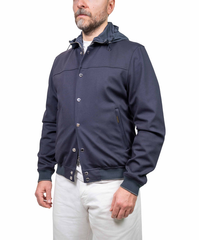 Moorer - Bomber DARREN-JK Jersey Blu