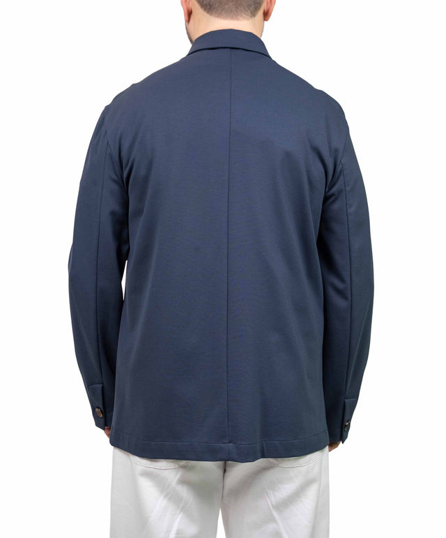 Moorer - Giacca work jersey blu