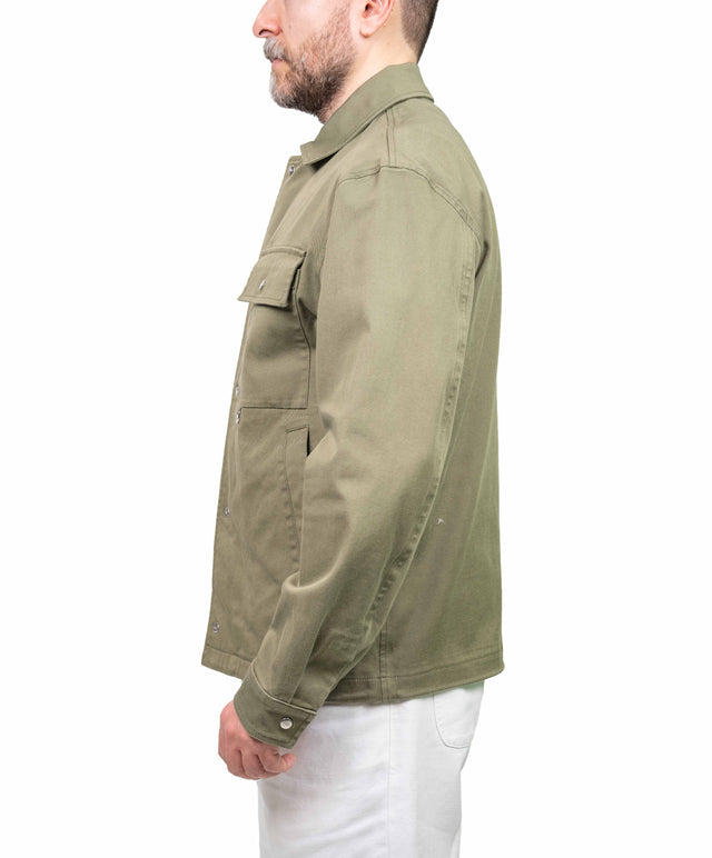 Duno - Giacca work cotone verde militare