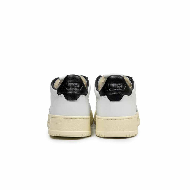 Sneakers Autry - Medalist low man Match bianche e nere