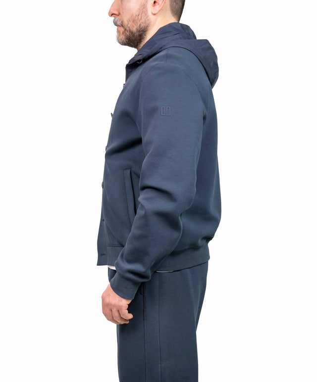 Duno - Cardingan felpa blu