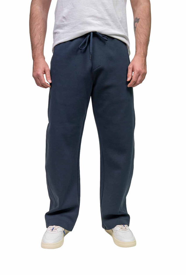 Duno - Pantalone gamba larga blu
