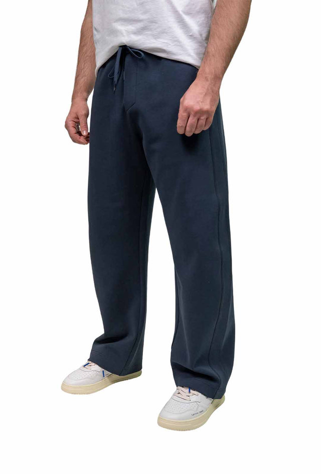 Duno - Pantalone gamba larga blu