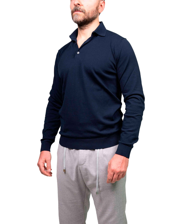 Filippo De Laurentiis - Polo calata crepes - Blu