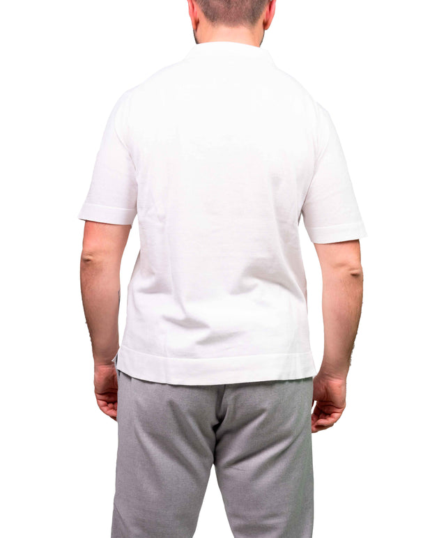 Filippo De Laurentiis - Polo skipper cotone - Bianca