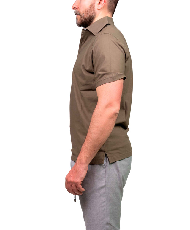Filippo De Laurentiis - Polo paramantura - Verde scuro