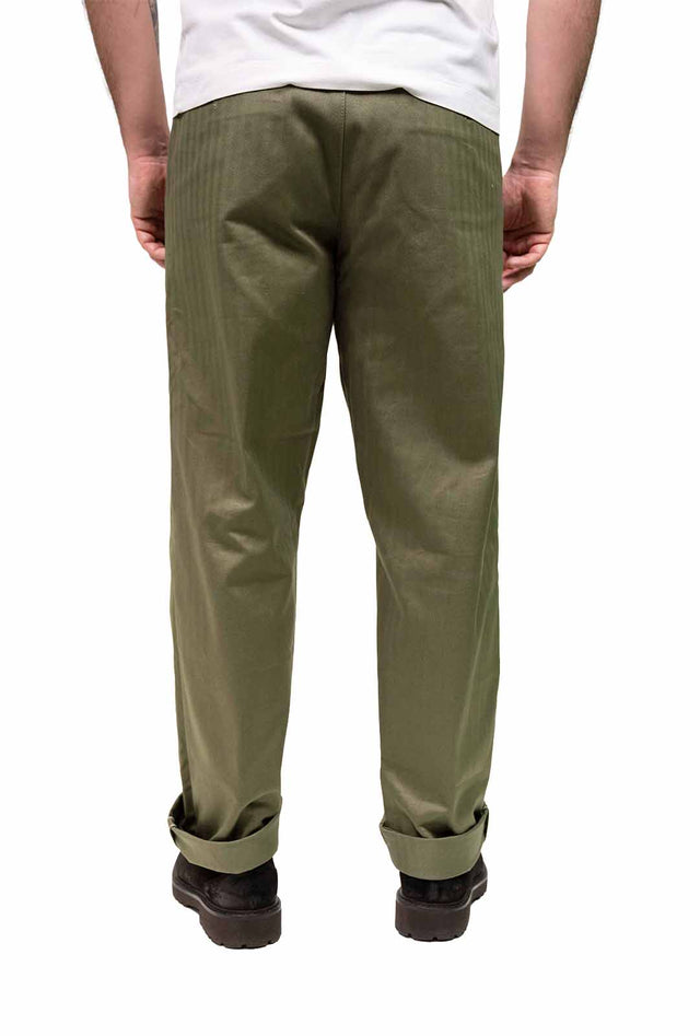 Fortela - Pantalone chino verde militare
