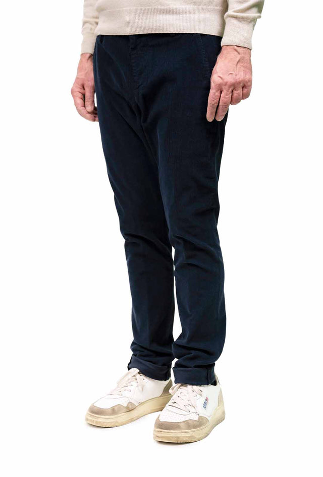 Dondup - Gaubert velluto blu