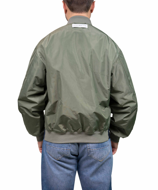 DEPARTMENT FIVE - Bomber reversibile blu/verde