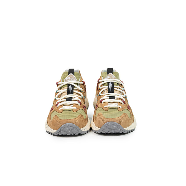 Sneakers Flower Mountain - Yamano 3 Ripstop suede/nylon biscotto e salvia