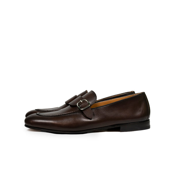 Scarpe Calce - pelle wash fibia marrone scuro