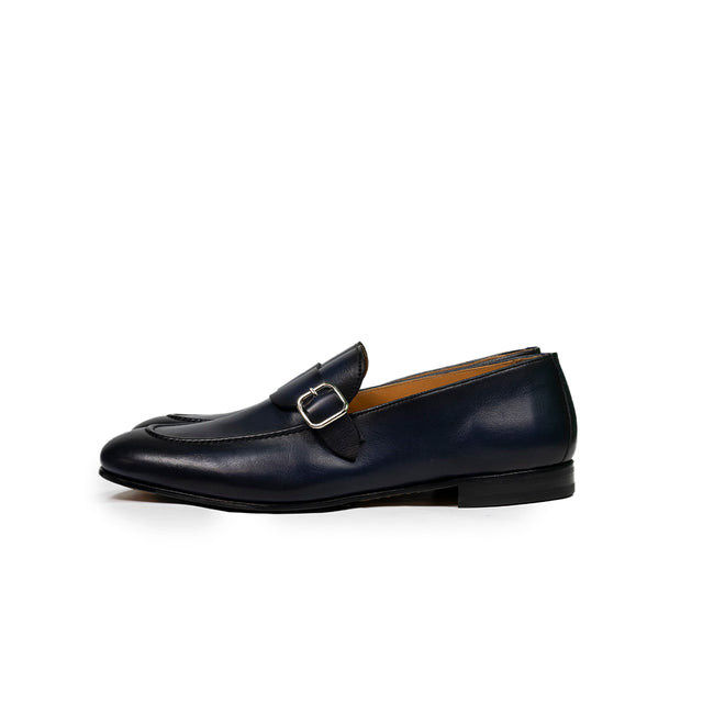 Scarpe Calce - pelle wash fibia blu marino