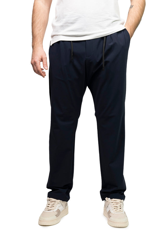Pantaloni cruna - blu