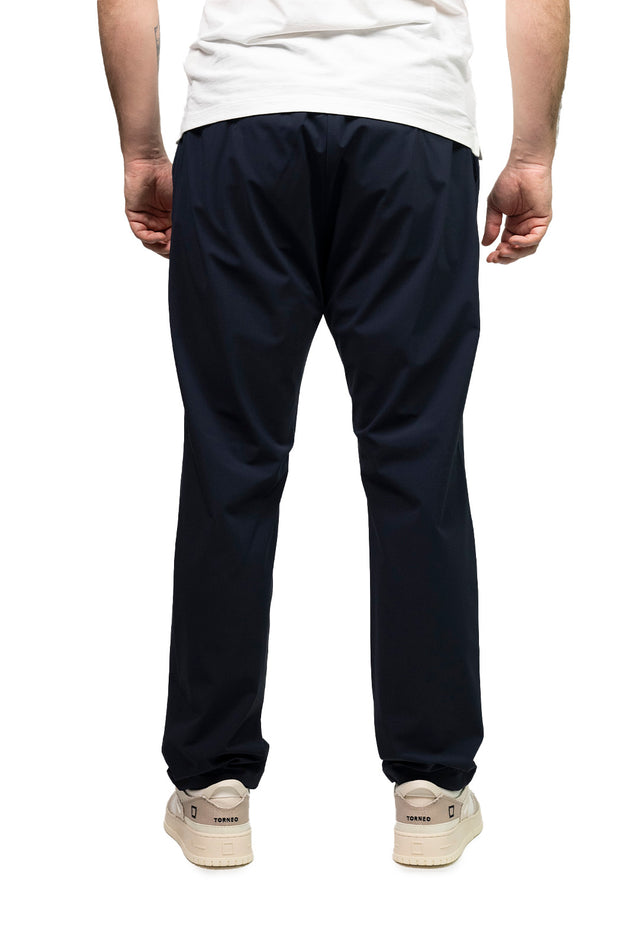Pantaloni cruna - blu