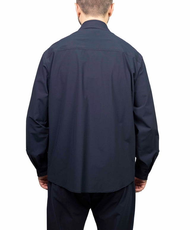 Giacca cruna overshirt tecno Osaka blu