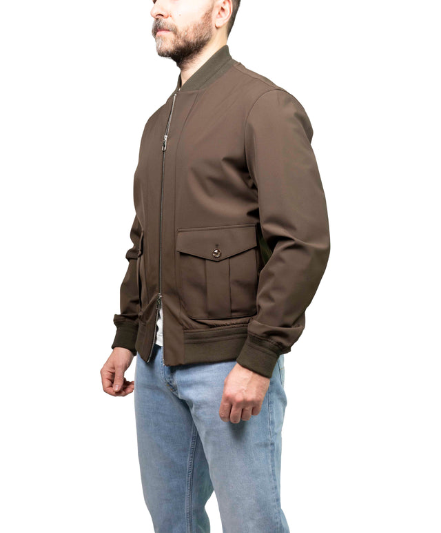 Bomber Giacca Montecore verde militare