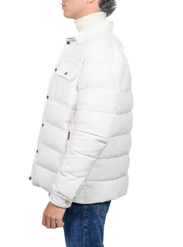 Giacca Moorer - VETON-VH / WORK VELLUTO BIANCO