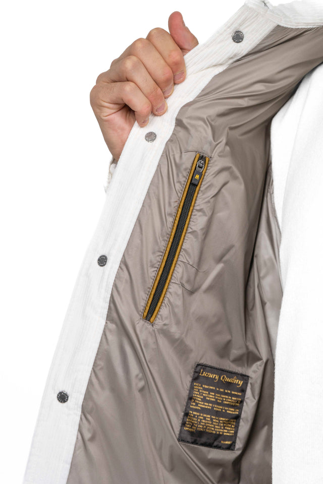 Giacca Moorer - VETON-VH / WORK VELLUTO BIANCO