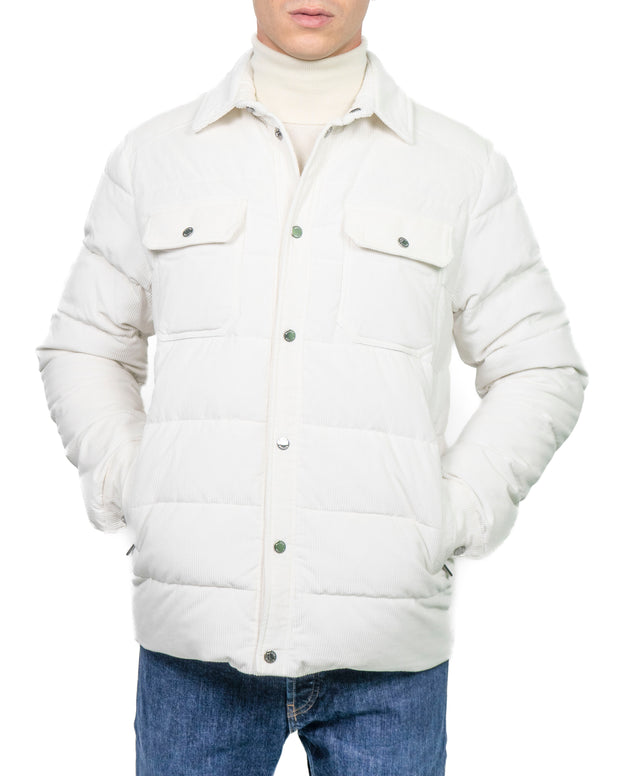Giacca Moorer - VETON-VH / WORK VELLUTO BIANCO