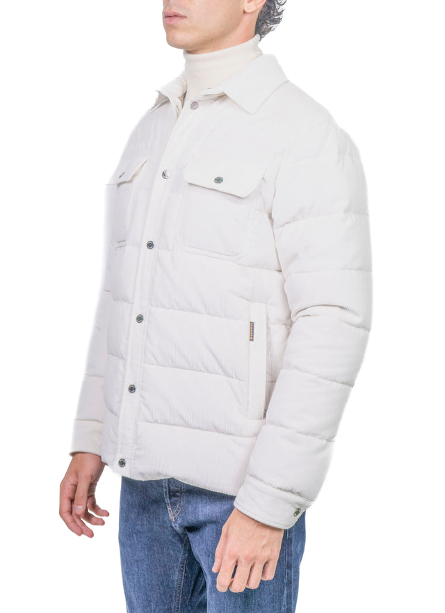 Giacca Moorer - VETON-VH / WORK VELLUTO BIANCO