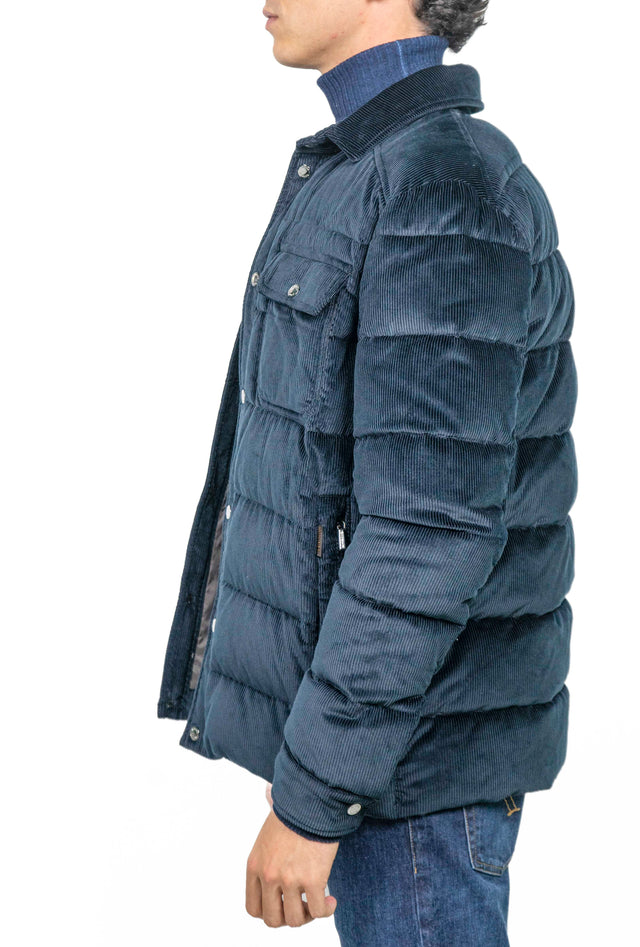 Giacca Moorer - VETON-VH blu velluto
