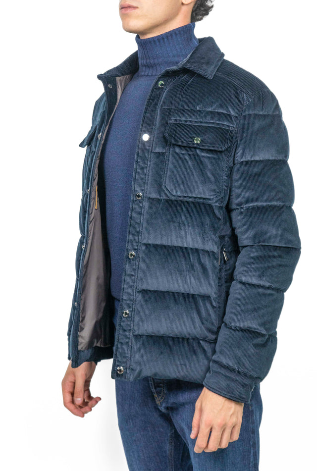 Giacca Moorer - VETON-VH blu velluto