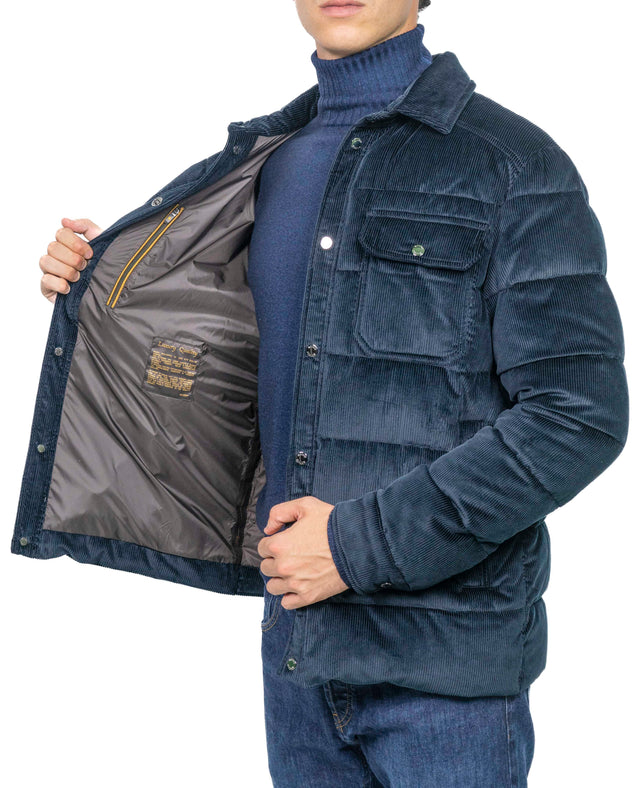 Giacca Moorer - VETON-VH blu velluto