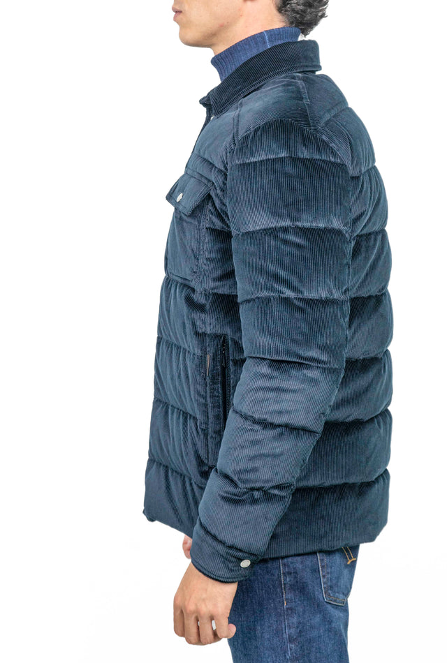 Giacca Moorer - VETON-VH blu velluto