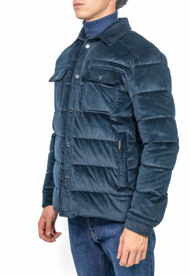 Giacca Moorer - VETON-VH blu velluto