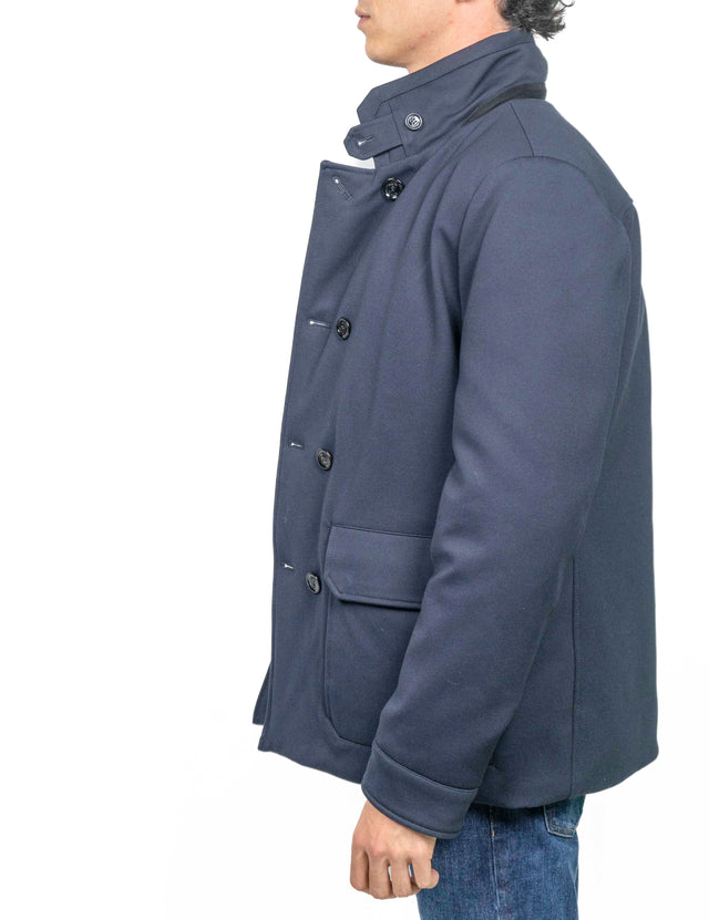Giacca Moorer - DOPPIO PETTO JERSEY BLU