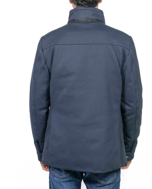 Giacca Moorer - DOPPIO PETTO JERSEY BLU