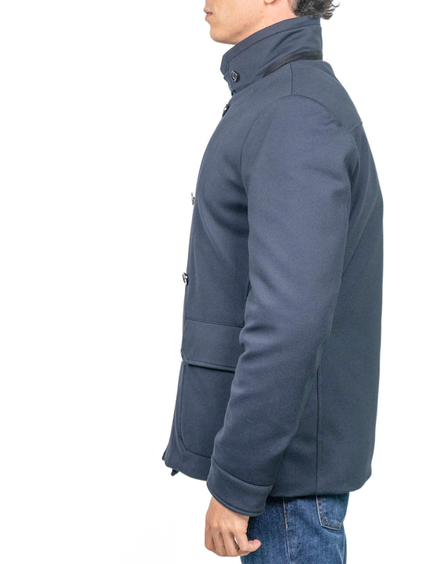 Giacca Moorer - DOPPIO PETTO JERSEY BLU