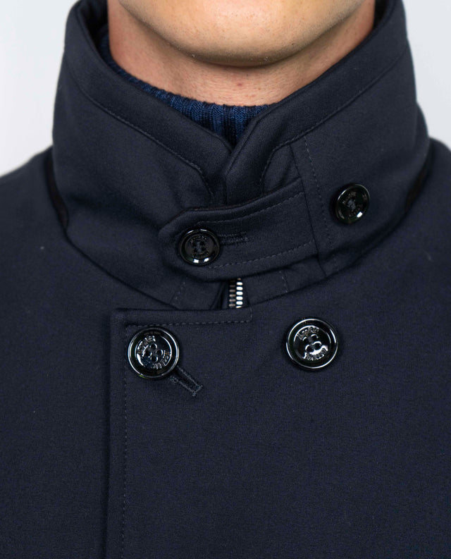 Giacca Moorer - DOPPIO PETTO JERSEY BLU