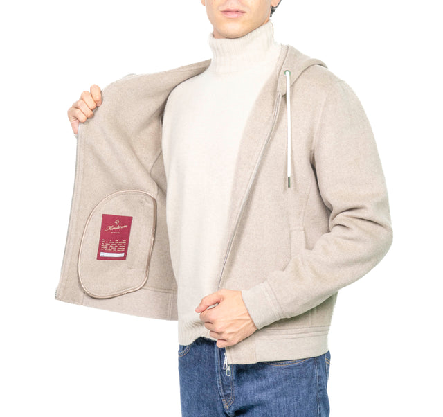 Giacca Montecore - FELPA TOP CASHMERE DO BEIGE