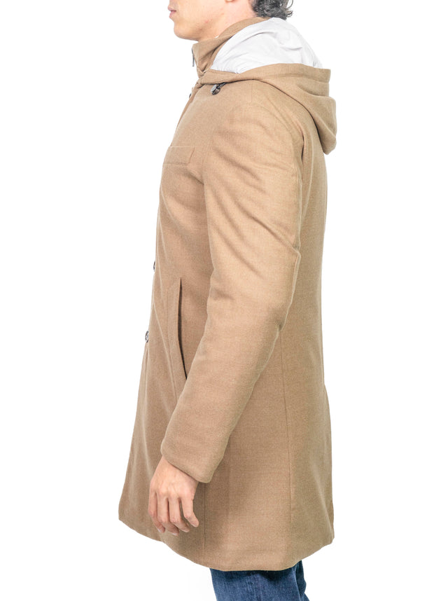 Giacca Montecore - CAPPOTTINO LORO PIANA BEIGE CH.