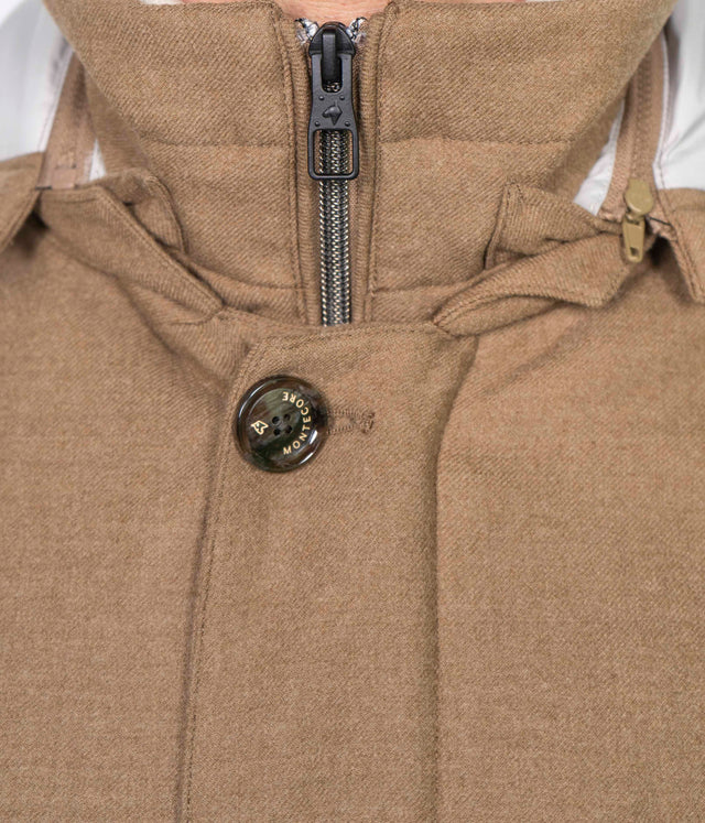 Giacca Montecore - CAPPOTTINO LORO PIANA BEIGE CH.