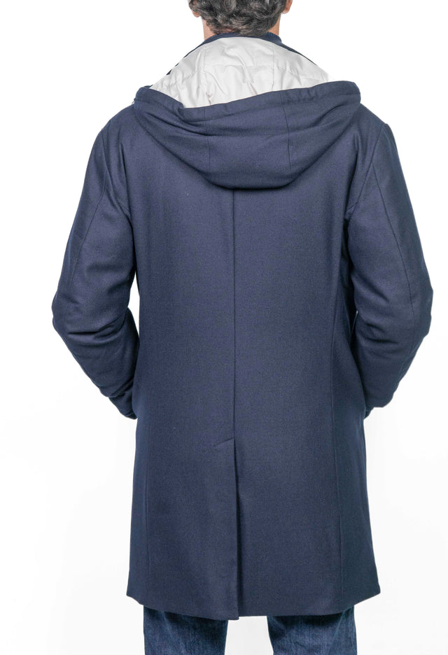 Giacca Montecore - CAPPOTTINO LORO PIANA BLU