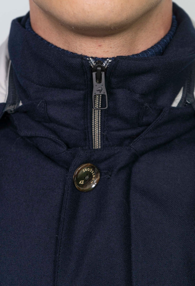 Giacca Montecore - CAPPOTTINO LORO PIANA BLU