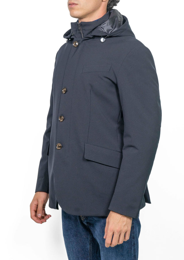 Giacca Montecore - BOMBER LORO PIANA BLU