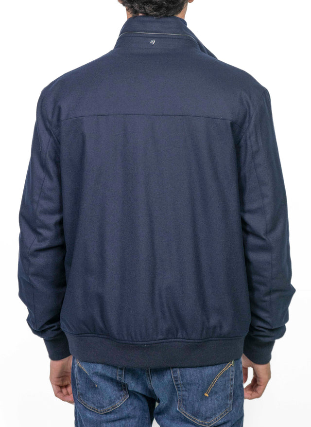 Giacca Montecore - BOMBER LORO PIANA BLU