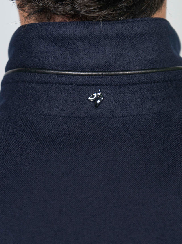 Giacca Montecore - BOMBER LORO PIANA BLU