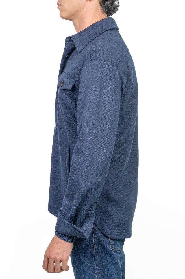 Giacca Harris Wharf London - CAMICIA TWILL BLU