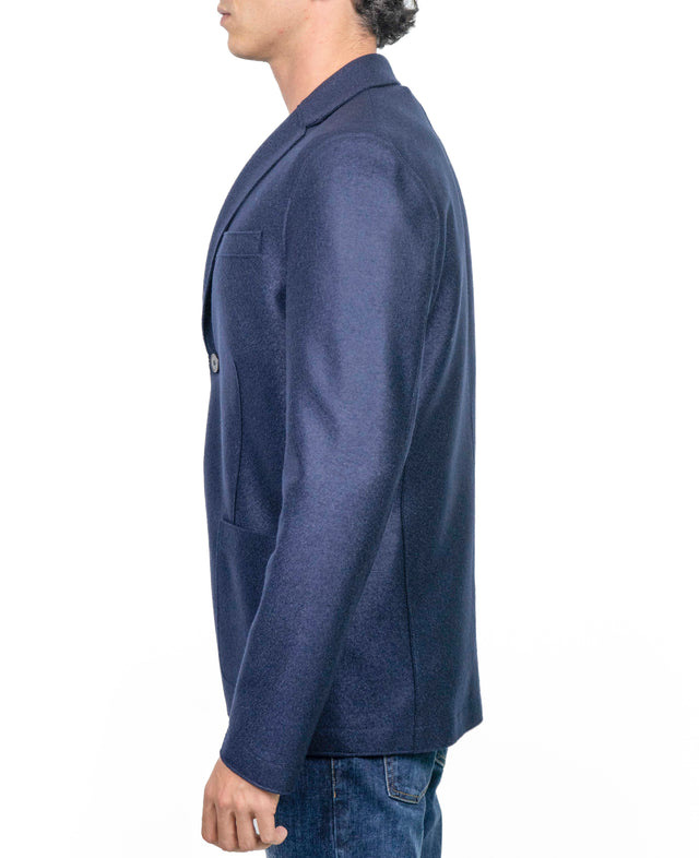 Giacca Harris Wharf London - MONO PRESSED WOOL BLU