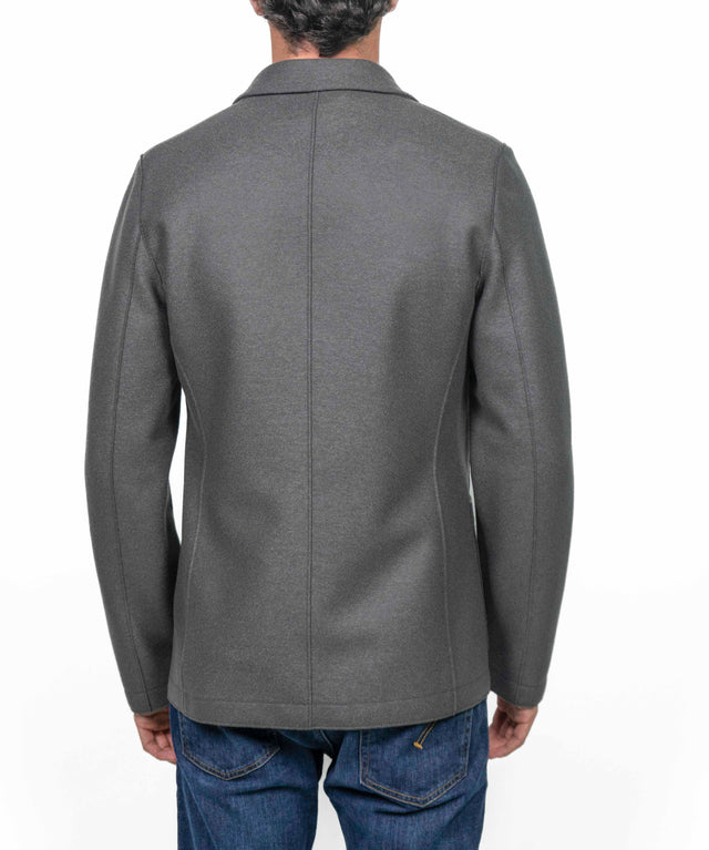 Giacca Harris Wharf London - MONO PRESSED WOOL TABACCO