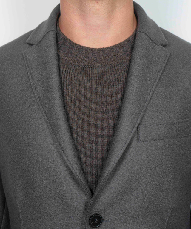 Giacca Harris Wharf London - MONO PRESSED WOOL TABACCO