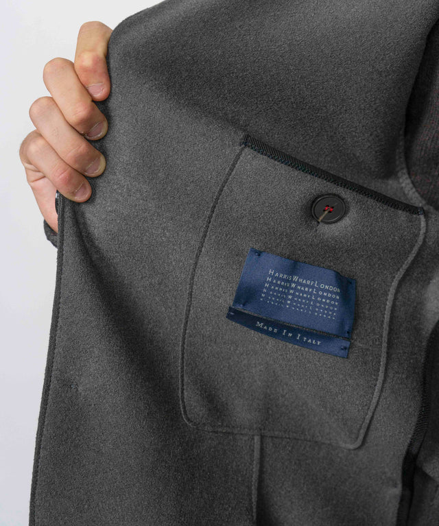 Giacca Harris Wharf London - MONO PRESSED WOOL TABACCO