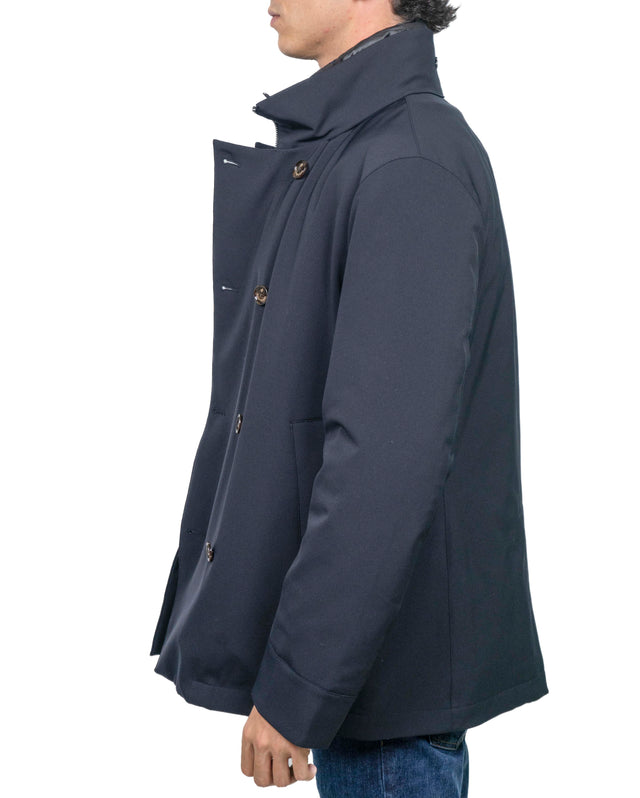 Giacca Montecore - PIUMINO DOPPIO PETTO BLU
