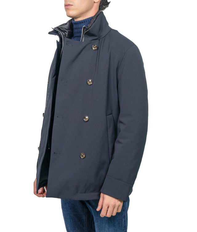 Giacca Montecore - PIUMINO DOPPIO PETTO BLU