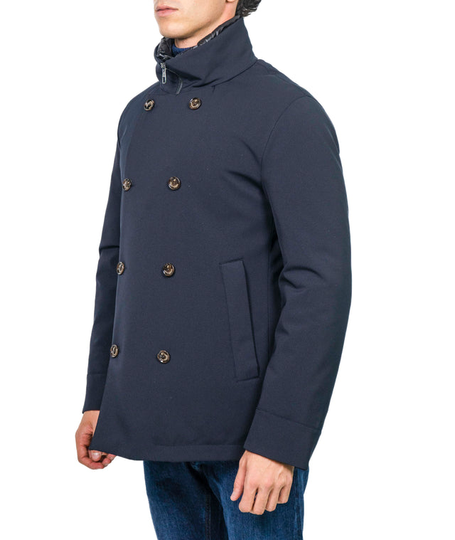Giacca Montecore - PIUMINO DOPPIO PETTO BLU