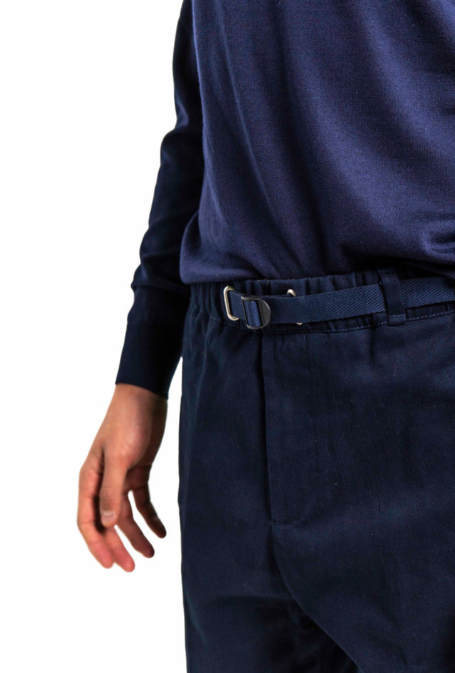 WHITE SAND - GABARDINA OVER BLU